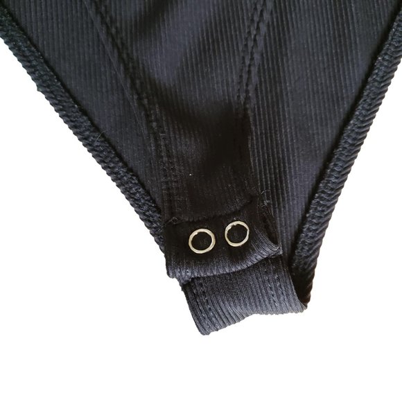 FOREVER 21 Black BodySuit NWOT - Picture 4 of 5